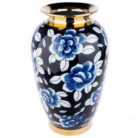 Ваза "Шинуазри Blue"(керамика), D21xH35 см