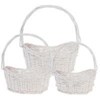 Набор корзин плетеных (ива), 42х30xH14/44см, 36х25xH12/38см, 30х21xH10/33см,3шт.