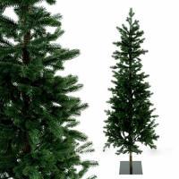 Ель искусственная литая "Тикко", H155 см (ПЭ, подставка металл)