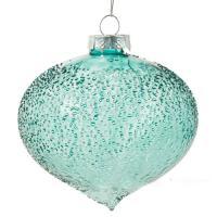 Елочная игрушка "Луковка" (стекло), D10см