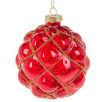 Елочная игрушка "Шар" (стекло), D10см
