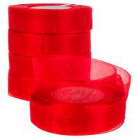 Лента декоративная (органза), 25 ммх25 ярд (Y)