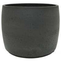 Кашпо Rough Mini Valerie L Black Washed, D36xH28см