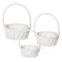 Набор корзин из ивы Подарочные, 3 шт, D 32/27/23 см