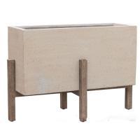 Кашпо Cement With Feet Jort M Beige Washed, 88,5х38,5хН60,5см