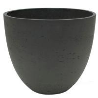 Кашпо Rough Mini Jesslyn S Black Washed, D18xH15см