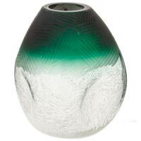 Ваза"Green stone" (стекло), D19xH24,7 см