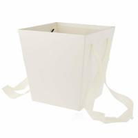 Коробка-кашпо "Трапеция" с ручкой, 17x17xH18 см