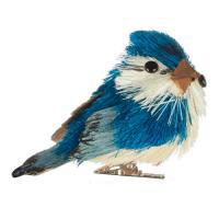 Елочная игрушка на клипе "Птица" (пластик), 8,5х4хН5,50 см