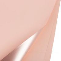 Набор двусторонней матовой пленки (цветная/розовое золото), 58х58 см, 63 mic (20шт)