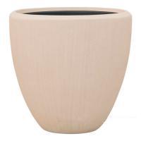 Кашпо Polystone Plain Couple Natural (with liner), D50хH50см