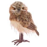 Фигура "Сова" (иск. мех), 18х15хН28,5 см