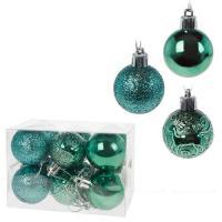 Набор елочных игрушек "Шар" (пластик), D4см, 12шт.