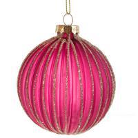 Елочная игрушка "Шар" (стекло), D8см