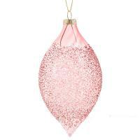 Елочная игрушка "Олива" (стекло), D8хН16см