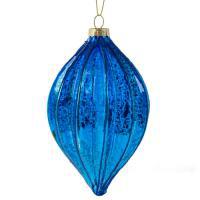 Елочная игрушка "Олива" (стекло), D8хН15см