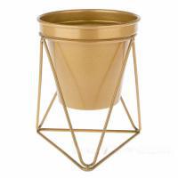 Подставка с кашпо для композиций (металл), 13x13xH17 см