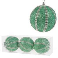 Набор елочных игрушек "Шар" (пена), D8см, 3шт.