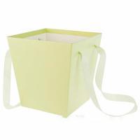 Коробка-кашпо "Трапеция" с ручкой, 17x17xH18 см