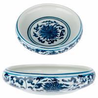 Кашпо "Шинуазри Blue" (керамика), D6xH17 см