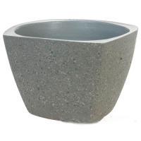 Кашпо "Квадрат" (керамика), D15xH10 см