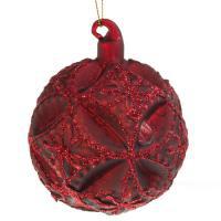 Елочная игрушка "Шар" (стекло), D8см