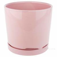 Горшок с поддоном (керамика), D18xH21,5 см