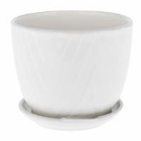 Горшок с поддоном "Classic" (керамика), D14xH13 см