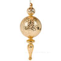 Елочная игрушка (стекло), D8хН24см