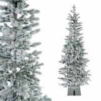 Ель искусственная заснеженная "Тикко", H220 см (ПЭ, подставка металл)