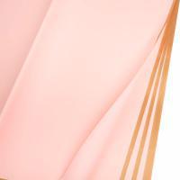 Набор матовой пленки с золотой окантовкой, 58х58 см, 65 mic (20шт)