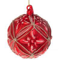 Елочная игрушка "Шар" (стекло), D10см