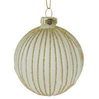 Елочная игрушка "Шар" (стекло), D8см