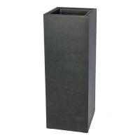 Кашпо конкрит "Natural smooth Column", 35х35хH97 см с тех.горшком