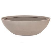 Кашпо файберстоун Nobilis Marco "Taupe sand Oval",79х40хH40 см