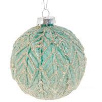Елочная игрушка "Шар" (стекло), D10см