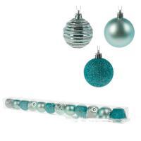 Набор елочных украшений "Шар" (пластик), D5см, 12шт.