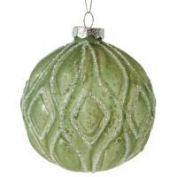 Елочная игрушка "Шар" (стекло), D10см