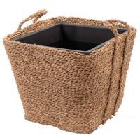 Кашпо плетеное Nobilis Marco "Pigtail Cube"