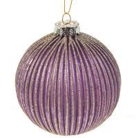 Елочная игрушка "Шар" (стекло), D10см