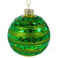 Елочная игрушка "Шар" (стекло), D8см