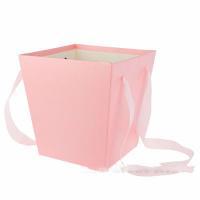 Коробка-кашпо "Трапеция" с ручкой, 17x17xH18 см