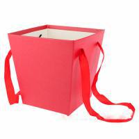 Коробка-кашпо "Трапеция" с ручкой, 17x17xH18 см