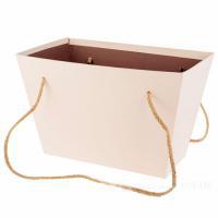 Коробка-кашпо "Трапеция" с ручкой, 27,5x17xH18 см