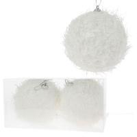 Набор елочных игрушек "Шар" (пластик), D10см, 2шт.