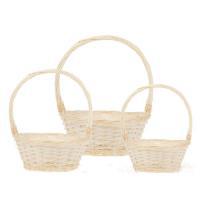 Набор корзин из ивы Подарочные, 3 шт, D 32/27/23 см