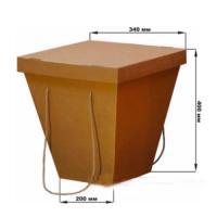 Набор коробок транпортировочных для цветов (крафт), 20x34xH40 см (10 шт)