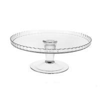 Блюдо стеклянное на ножке "Патиссэри", D 28 см