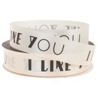 Лента тканная "Like You", 25 ммх50 ярд