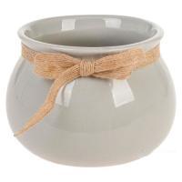 Кашпо "Горшочек" (керамика), D12xH9,5 см